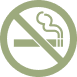 Ikona - zakaz palenia w pokojach gościnnych